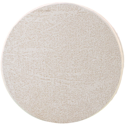 Pouffe Alexandra House Living Yellow Beige Wood 38 x 40 x 38 cm