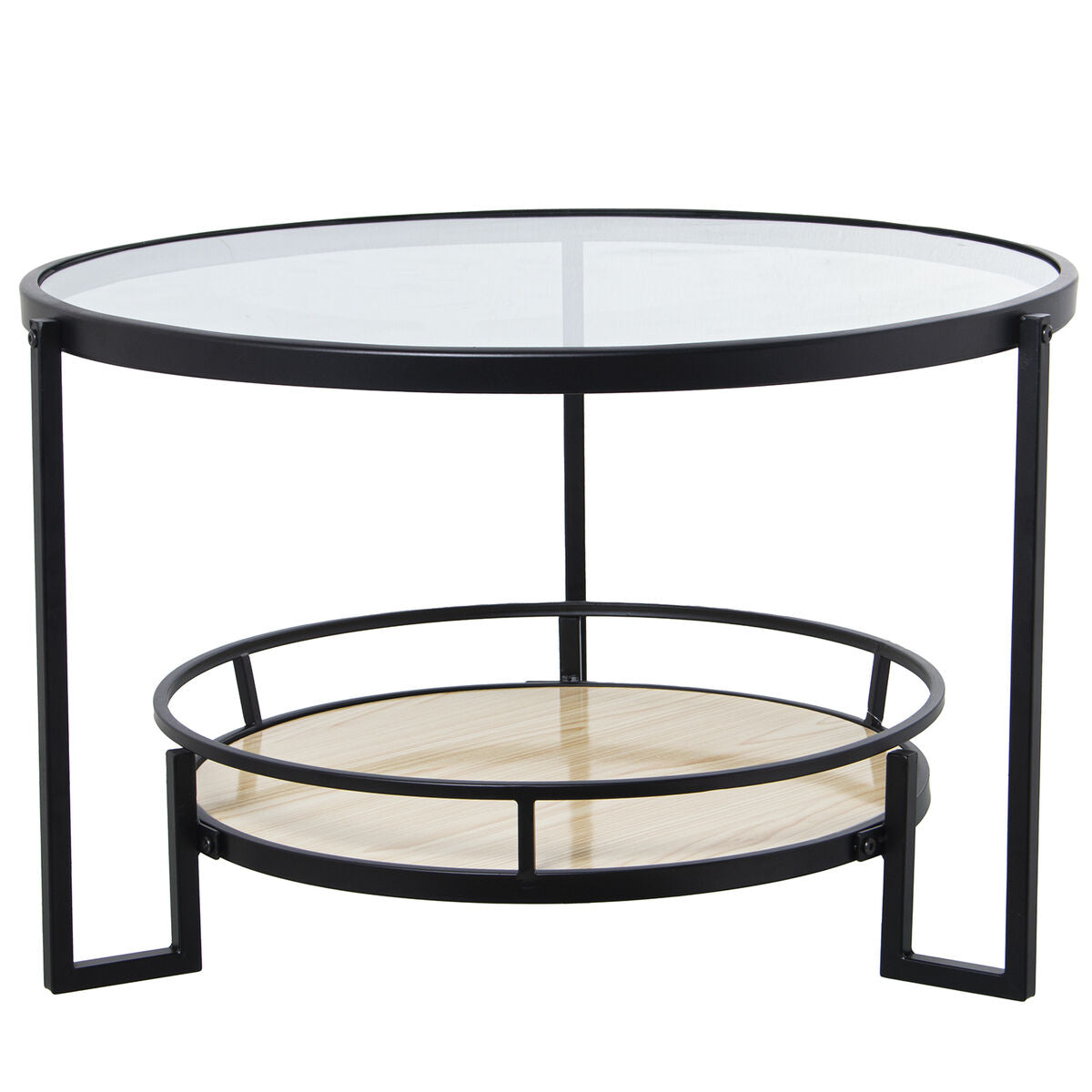 Side table Alexandra House Living Brown Black 70 x 45 x 70 cm