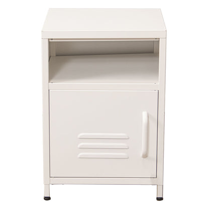 Nightstand Alexandra House Living White Metal 35 x 51 x 35 cm