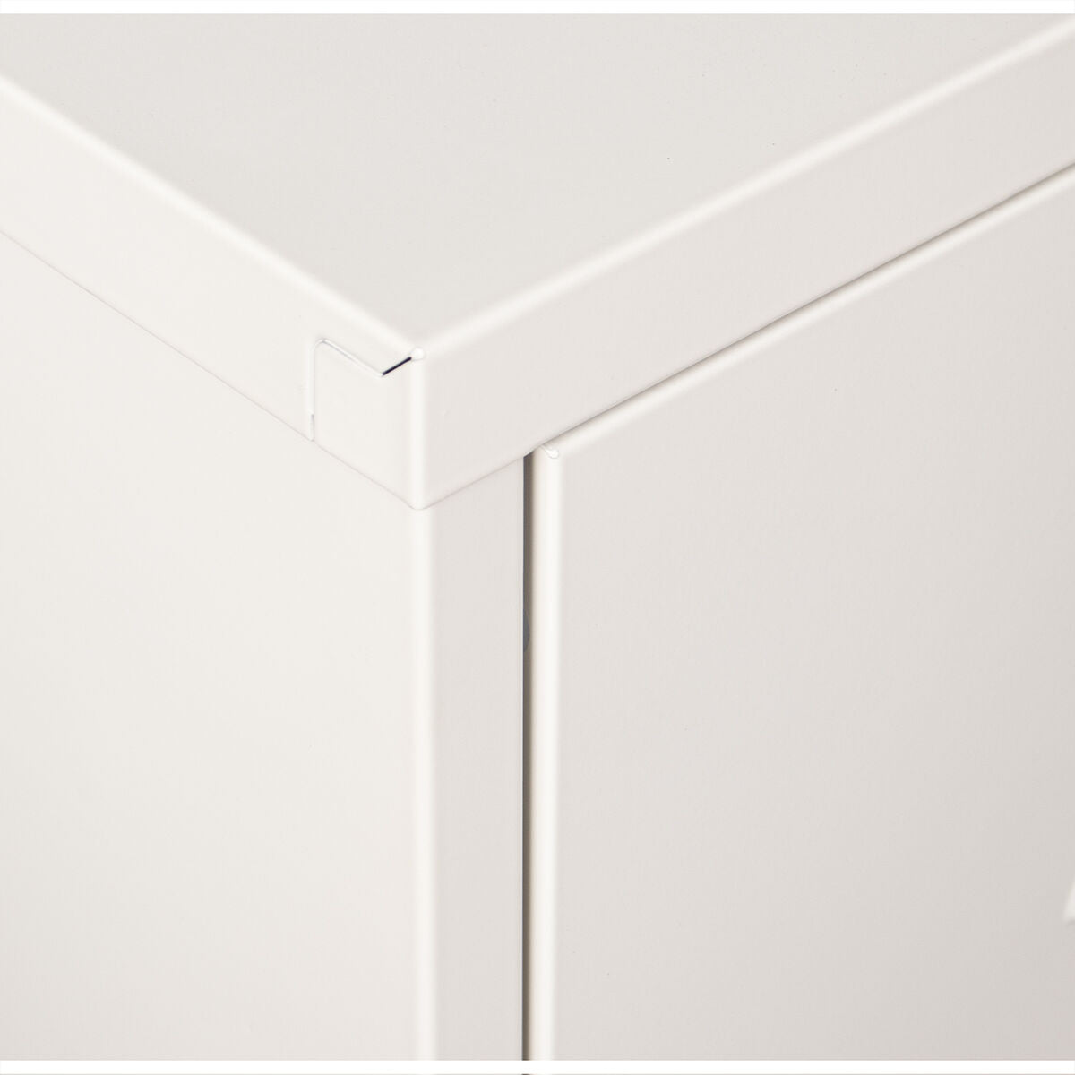 Chest of drawers Alexandra House Living White Metal 80 x 102 x 35 cm