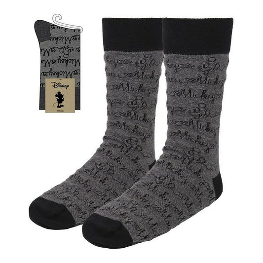 Socks Mickey Mouse Grey Dark grey