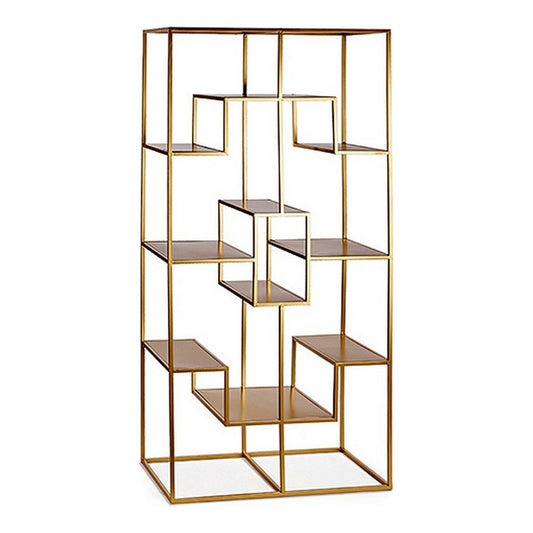 Shelves BIG-S3605004 Golden Metal 45 x 200 x 100 cm Gift Decor