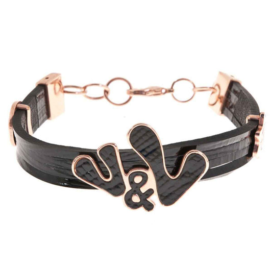 Ladies'Bracelet Victorio & Lucchino VJ0267BR Black Pink Steel Victorio and Lucchino