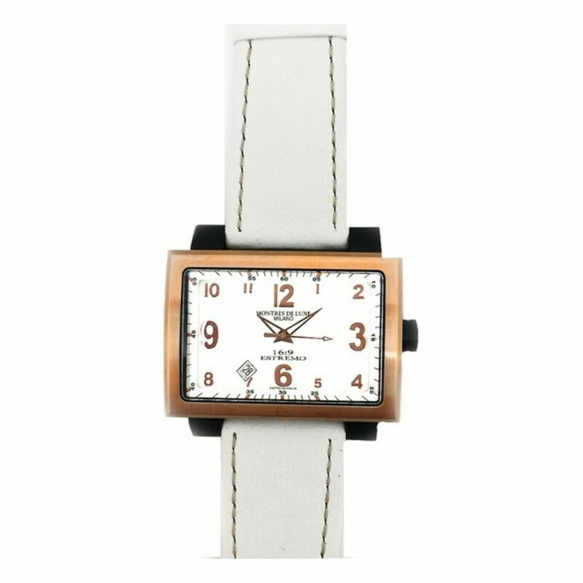 Ladies'Watch Montres de Luxe 091691WH-GOLD (Ø 42 mm)