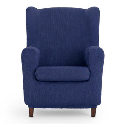 Wingback chair cover Eysa ULISES Blue 80 x 100 x 90 cm Eysa