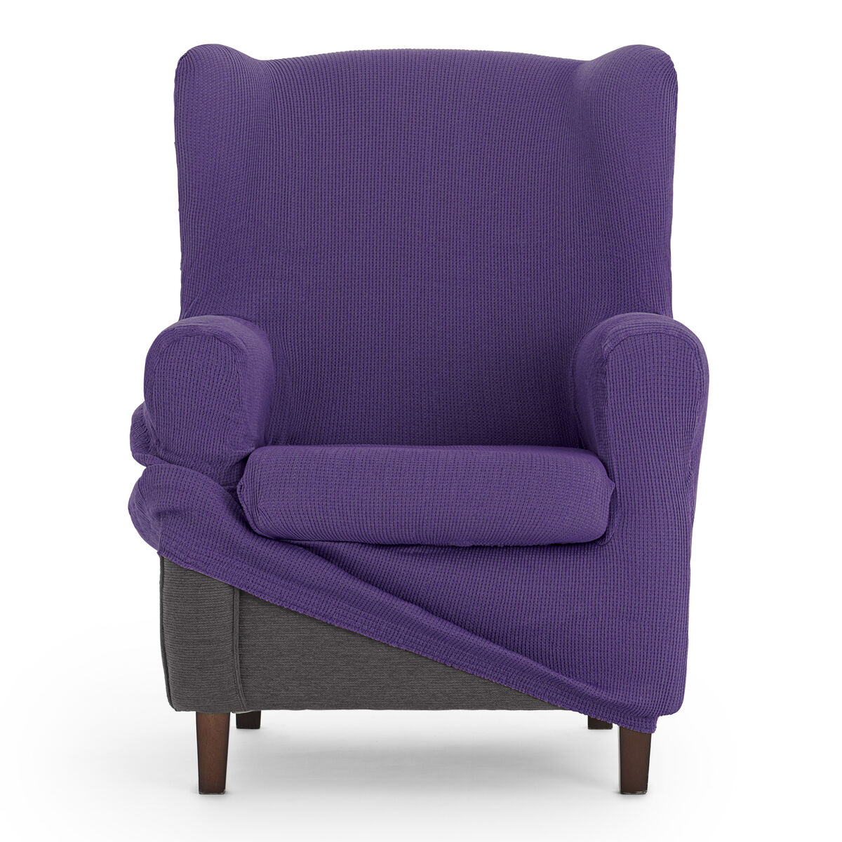 Wingback chair cover Eysa ULISES Purple 80 x 100 x 90 cm Eysa