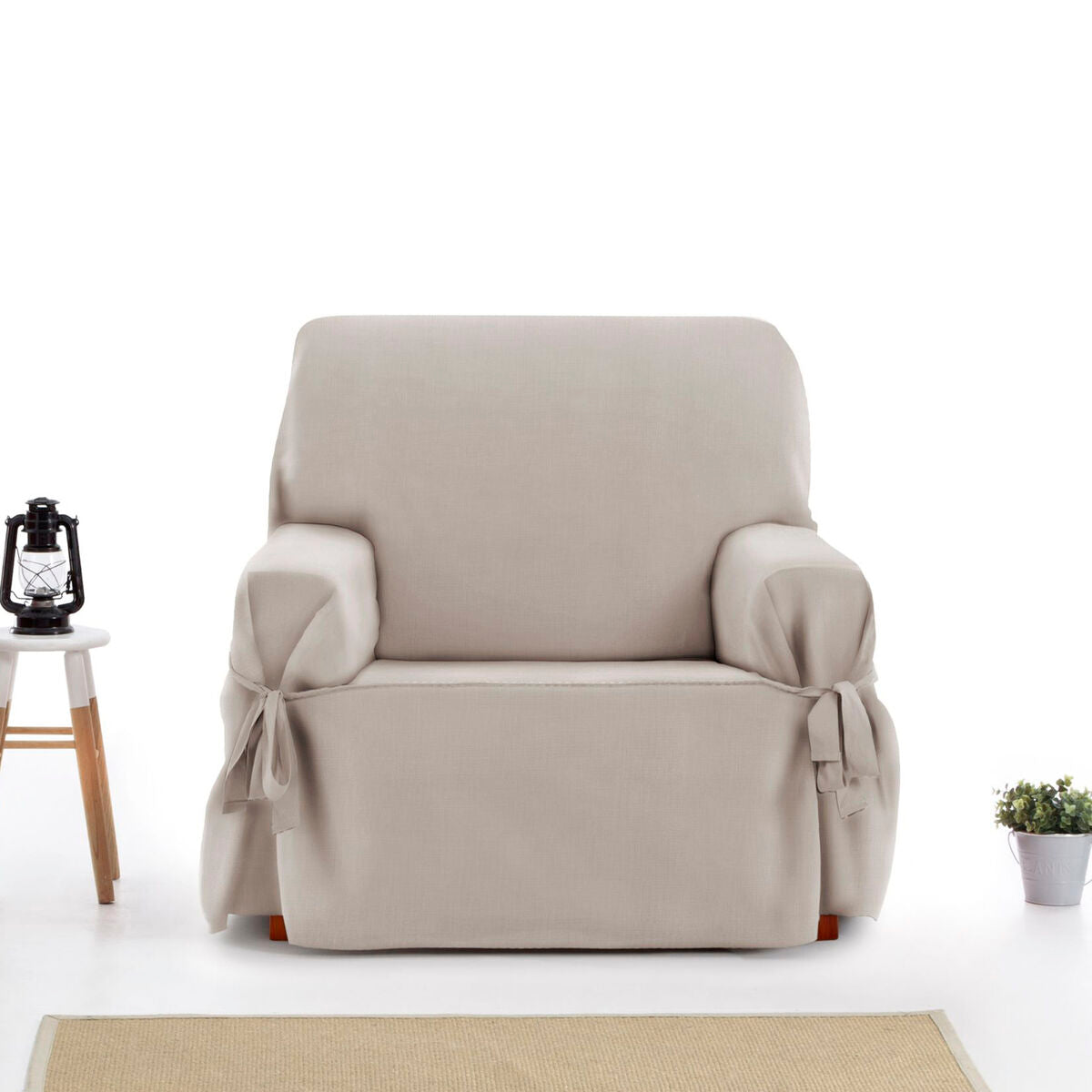 Armchair slipcovers Eysa LEVANTE Beige 100 x 110 x 120 cm