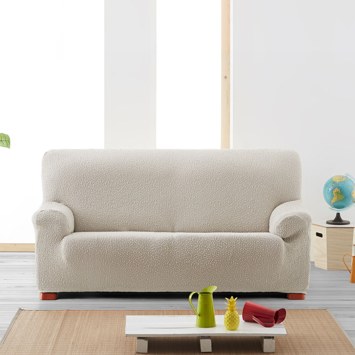 Sofa Cover Eysa ROC White 70 x 120 x 260 cm