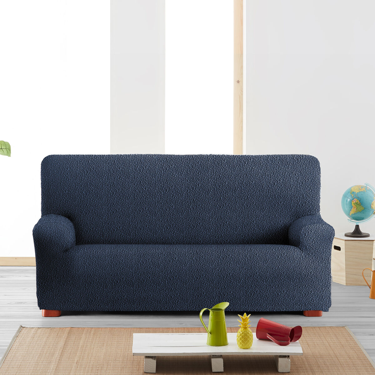 Sofa Cover Eysa ROC Blue 70 x 120 x 260 cm