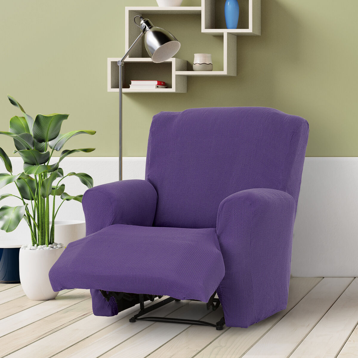 Armchair slipcovers Eysa ULISES Purple 80 x 100 x 90 cm