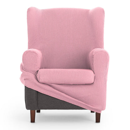 Wingback chair cover Eysa ULISES Pink 80 x 100 x 90 cm Eysa