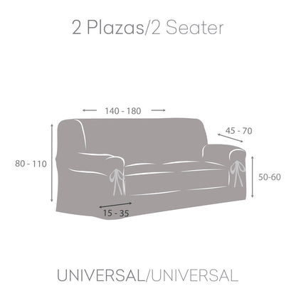 Sofa Cover Eysa TURIN White 100 x 110 x 180 cm