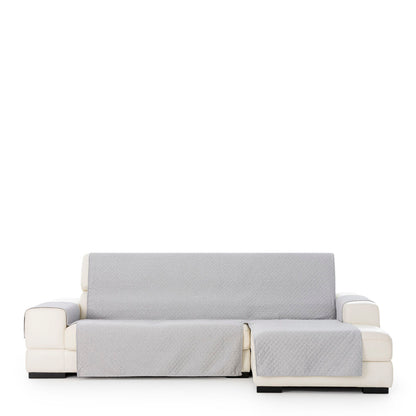 Right short arm chaise longue cover Eysa SILVER Light grey 100 x 110 x 240 cm