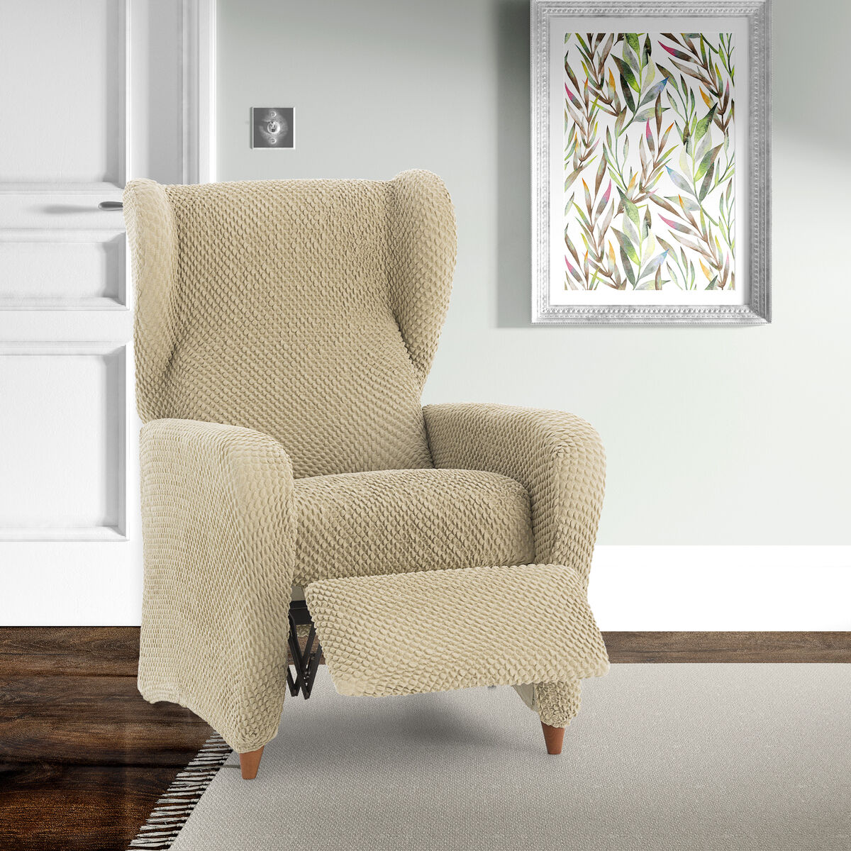 Armchair slipcovers Eysa THOR Beige 90 x 100 x 75 cm