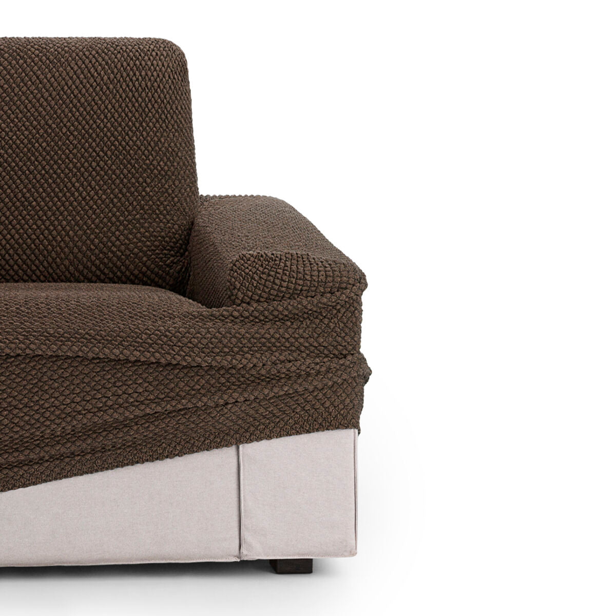 Armchair slipcovers Eysa THOR Brown 70 x 110 x 110 cm