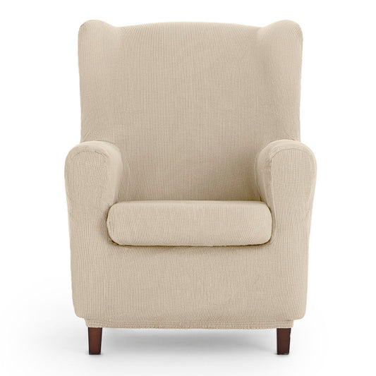 Wingback chair cover Eysa ULISES White 80 x 100 x 90 cm