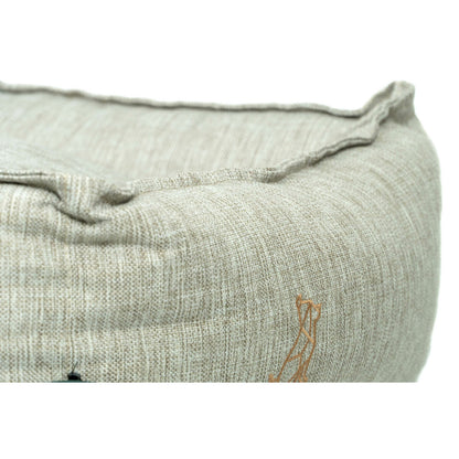 Dog Bed Gloria Beige 95 x 75 cm