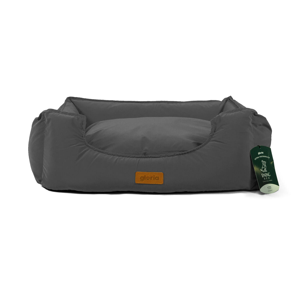 Dog Bed Gloria Grey 95 x 75 cm