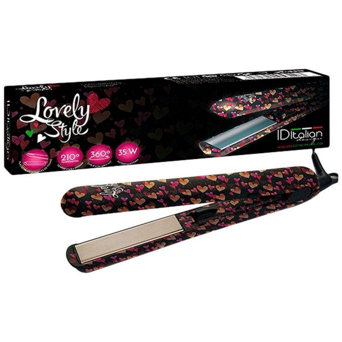 Hair Straightener Lovely Style Id Italian 35W Heart