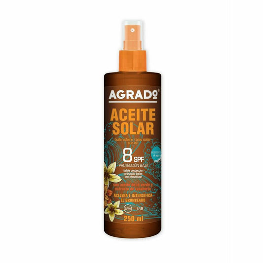 Rusketuksen tehostaja Agrado Spf 8 250 ml