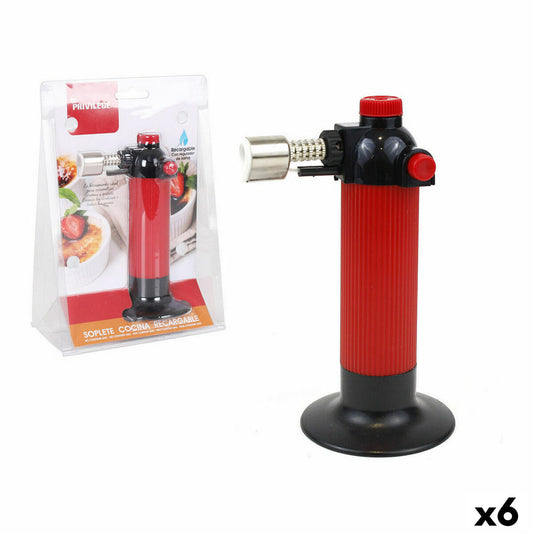 Kitchen Blowtorch Privilege 61331 Red (6 yksikköä)