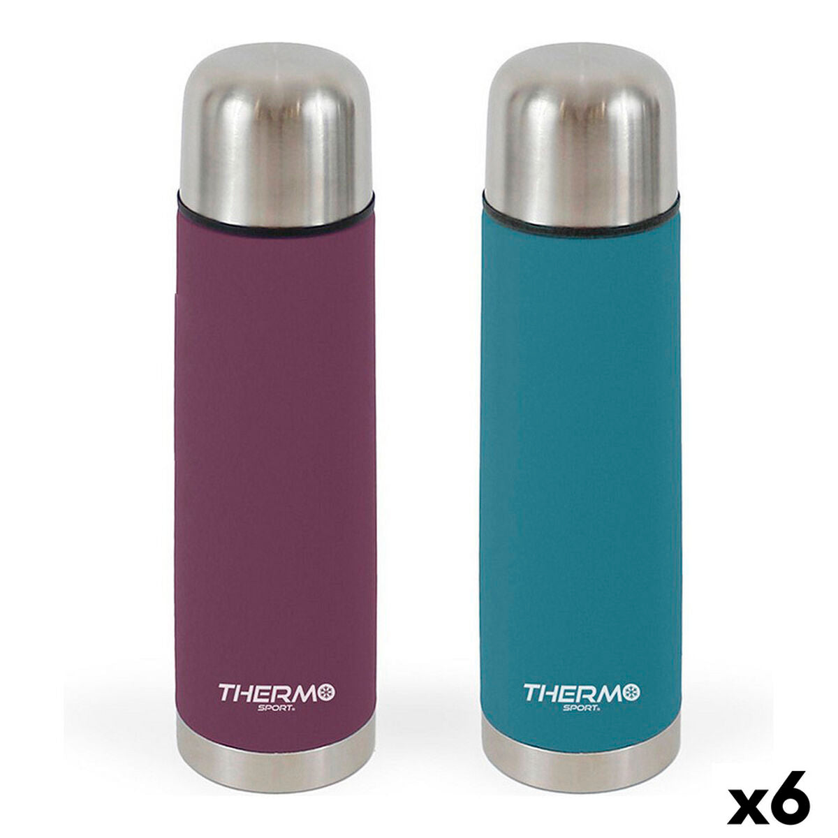 Thermos ThermoSport ruostumaton teräs (6 kpl)