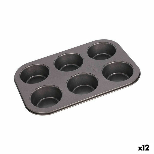 Flan Mold Quttin Cherry Hiiliteräs 26,5 x 18,5 x 3 cm 6 yksikköä (12 yksikköä)