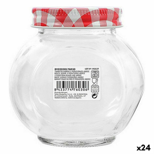 Purkki Mediterraneo Glass 480 ml (24 yksikköä)