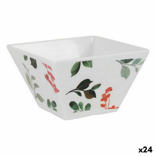 Snack Bowl La Mediterránea Petunia Melamin Shine 10 x 10 x 6 cm (24 Units) La Mediterránea