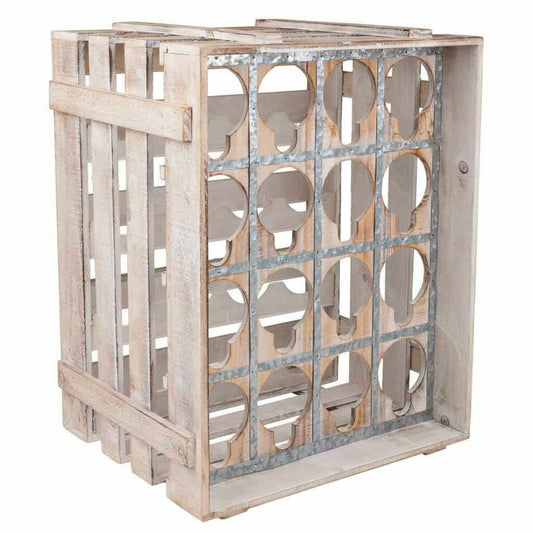 Bottle rack Alexandra House Living Natural Fir wood 55 x 32 x 41 cm 16 bottles Box Alexandra House Living