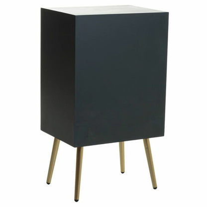 Nightstand Alexandra House Living Golden Dark grey 35 x 76 x 44 cm