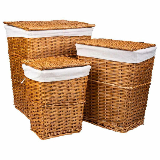 Set of Baskets Alexandra House Living Brown 3 Pieces Alexandra House Living