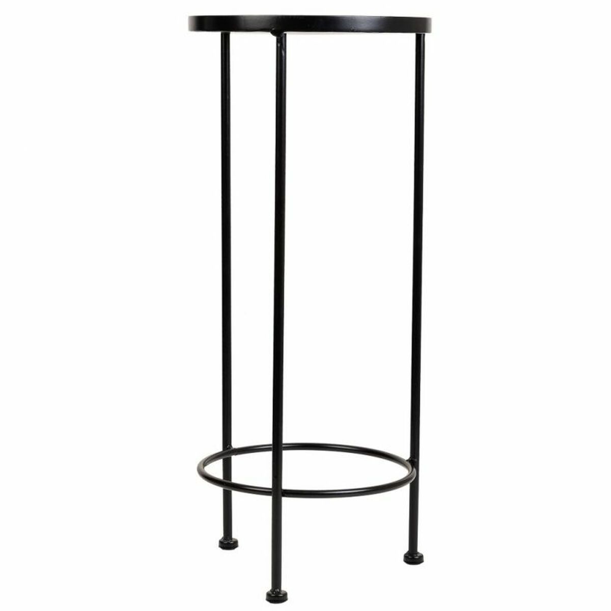 Flower Pot Stand Alexandra House Living Black Iron Tile 30 x 68 x 30 cm 3 Pieces