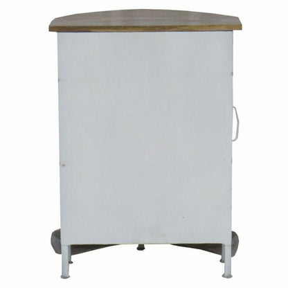 Console Alexandra House Living Van White Red Iron Mango wood 32 x 75 x 50 cm