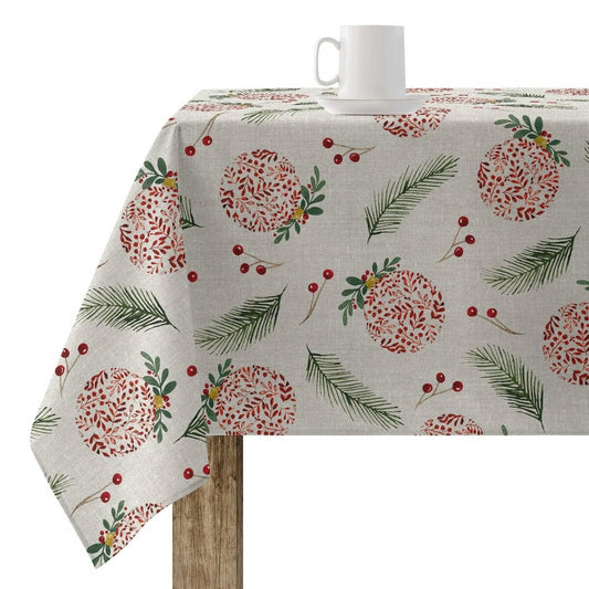 Stain-proof resined tablecloth Belum Merry Christmas Multicolour 250 x 150 cm