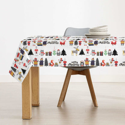 Stain-proof resined tablecloth Belum Noel Multicolour 200 x 180 cm