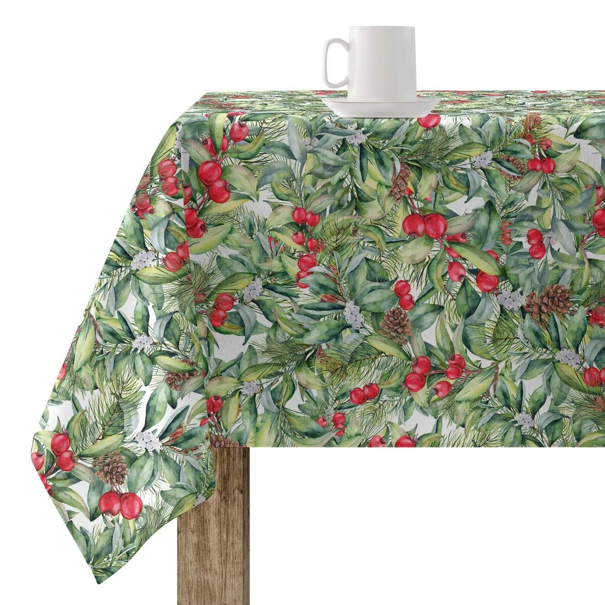 Stain-proof resined tablecloth Belum Christmas Multicolour 250 x 150 cm