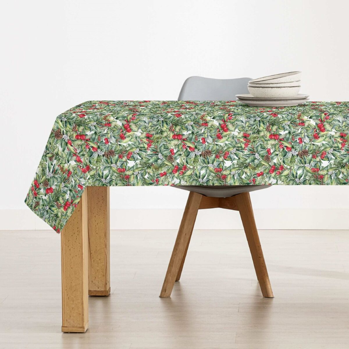 Stain-proof resined tablecloth Belum Christmas Multicolour 300 x 150 cm