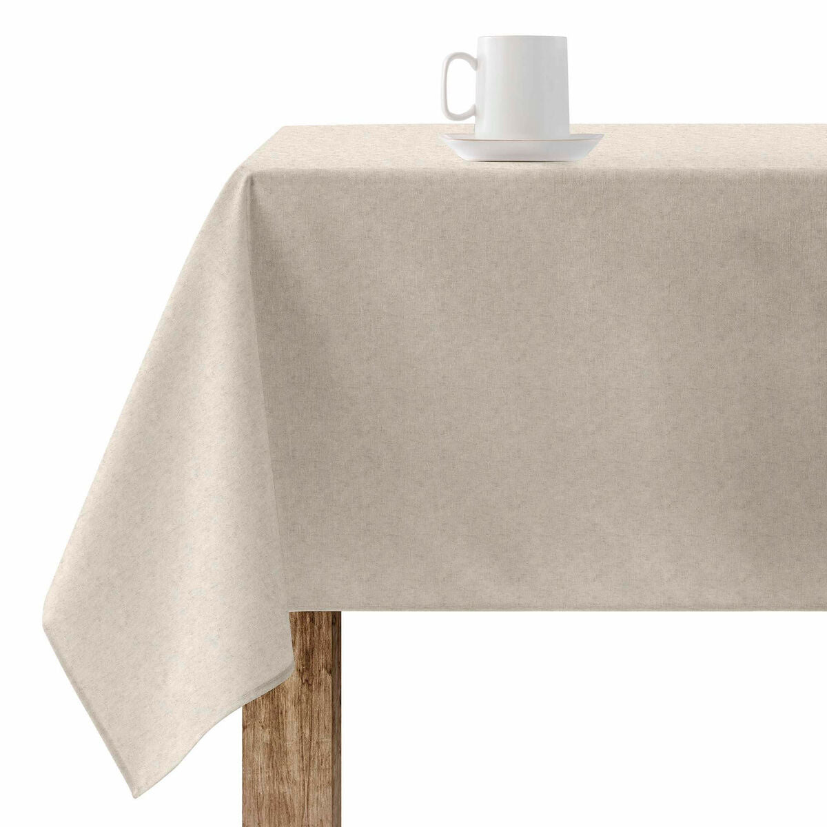 Stain-proof tablecloth Belum Liso Linen 180 x 180 cm XL