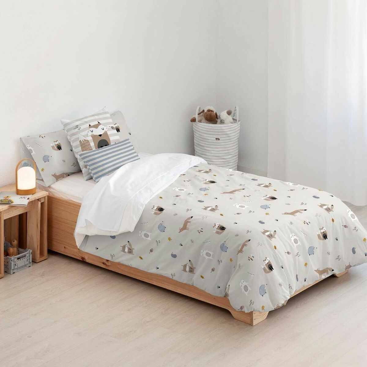 Nordic cover Kids&Cotton Kenai Small Beige 155 x 220 cm