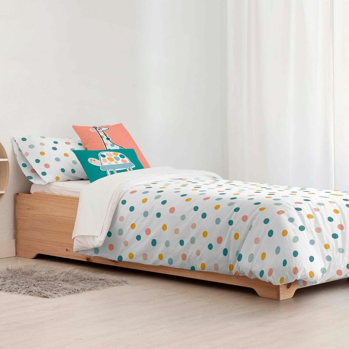 Nordic cover Kids&Cotton Kibo Small Multicolour 175 Threads 180 x 220 cm 180 x 240 cm