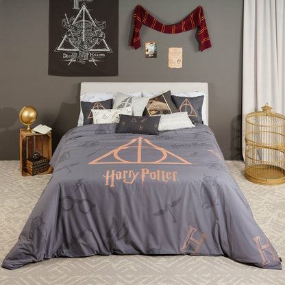 Nordic cover Harry Potter Deathly Hallows Multicolour 175 Threads 220 x 220 cm Double