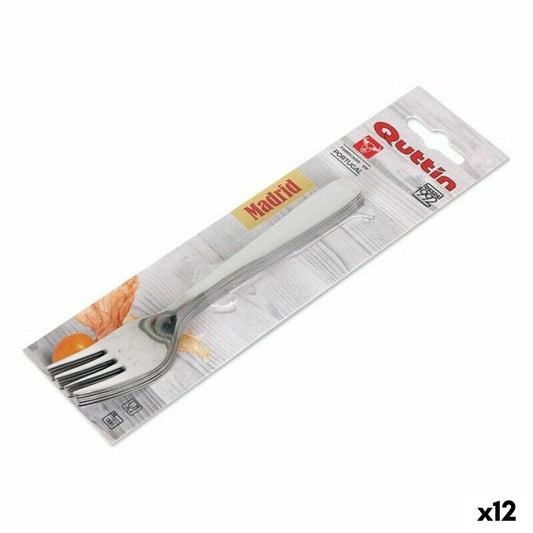 Set of Dessert Forks Quttin Madrid (6 pcs) 14,5 x 2 x 1 cm 6 Pieces (12 Units) Quttin