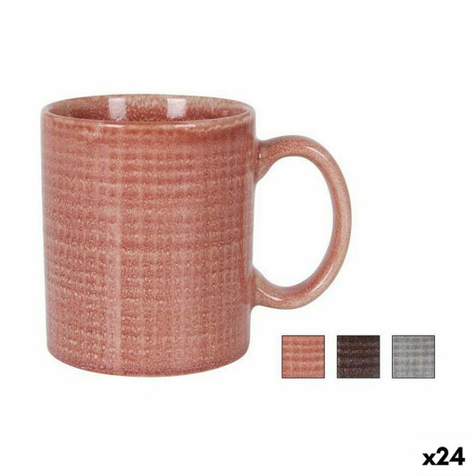 Cup La Mediterránea Reassure 380 ml Ceramic Rectangular (24 Units) La Mediterránea