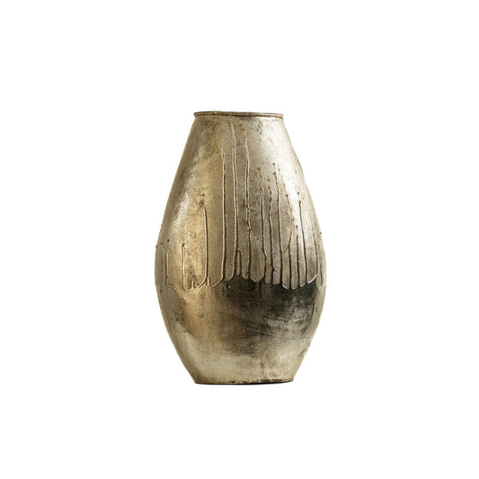 Vase Alexandra House Living Champagne Aluminium 33 x 52 x 14 cm