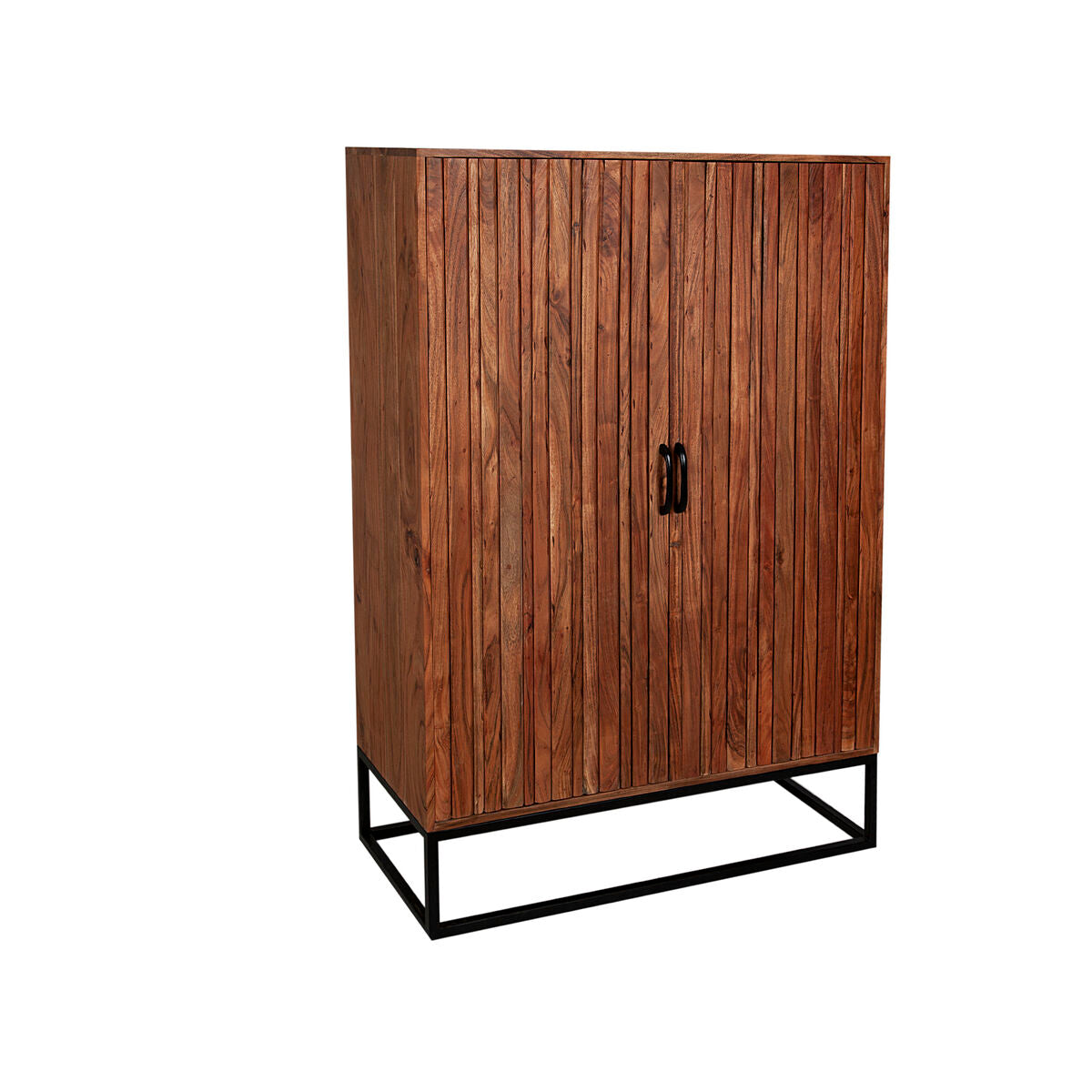 Cupboard Romimex Brown Acacia 40 x 140 x 95 cm Romimex