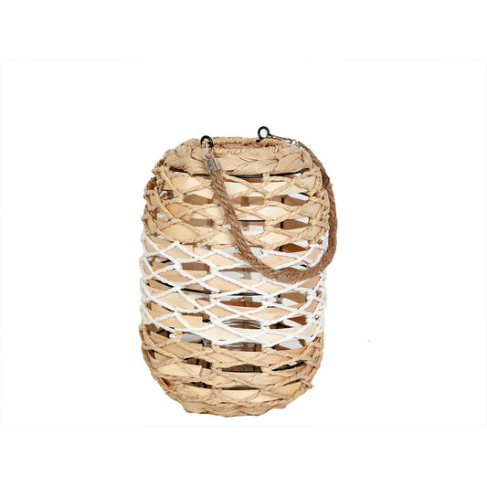 Lantern Romimex Natural wicker 15 x 30 x 15 cm Romimex