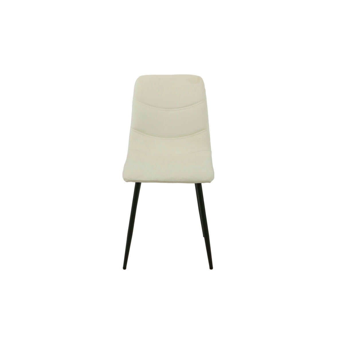 Chair Romimex White Velvet Metal 45 x 89 x 55 cm Romimex