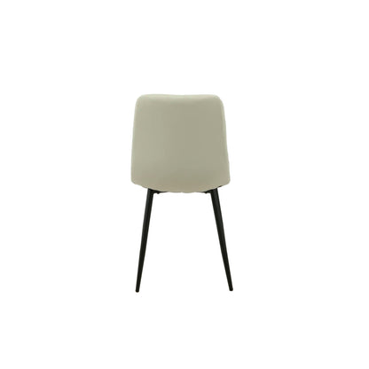 Chair Romimex White Velvet Metal 45 x 89 x 55 cm Romimex