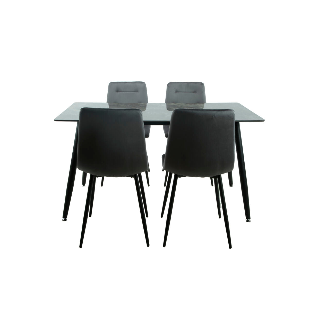 Table set with chairs Romimex 5 Pieces